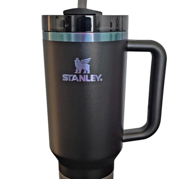 Stanley Iridescent Black Travel Mug with Straw 40 ounce New - Picture 5 of 7